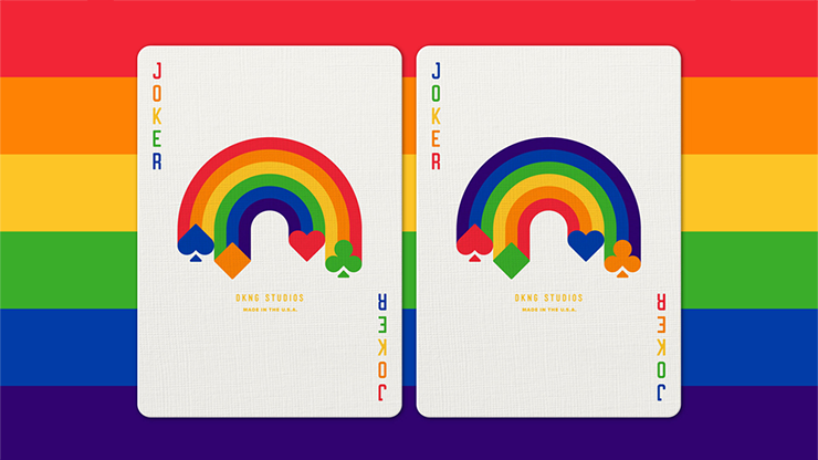DKNG Rainbow Wheels, Blue Playing Cards by Art of Play - Image 3