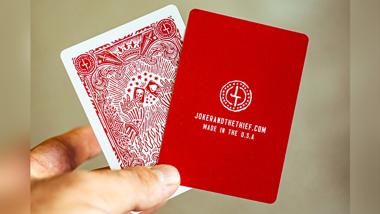 Blood Red Edition V3 Playing Cards by Joker and the Thief - Image 3