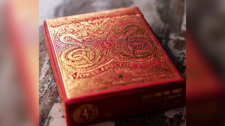 Blood Red Edition V3 Playing Cards by Joker and the Thief