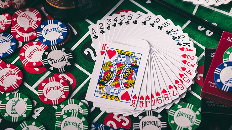 Silver Sackbut Playing Cards, Red - Image 4