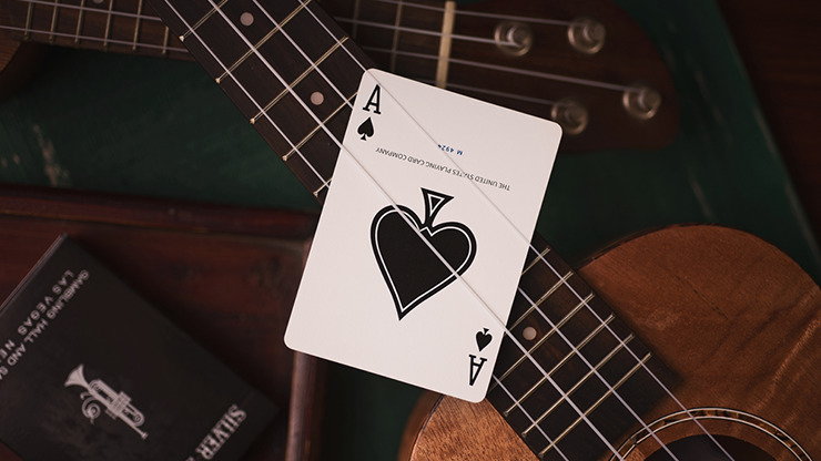 Silver Sackbut Playing Cards, Blue - Image 3