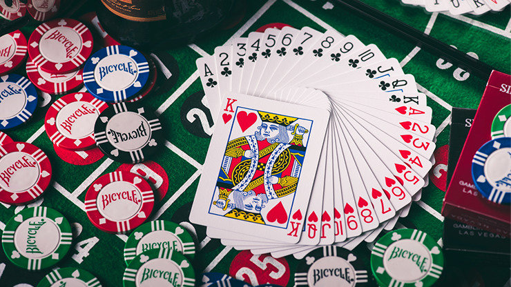 Silver Sackbut Playing Cards, Blue - Image 4