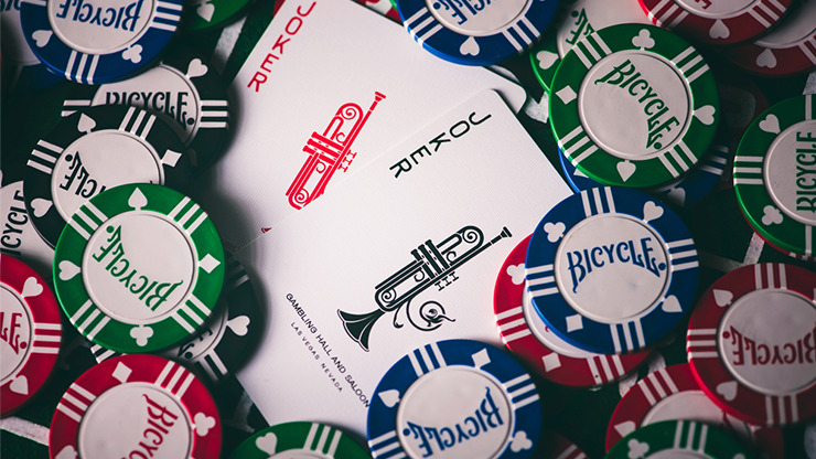 Silver Sackbut Playing Cards, Blue - Image 5