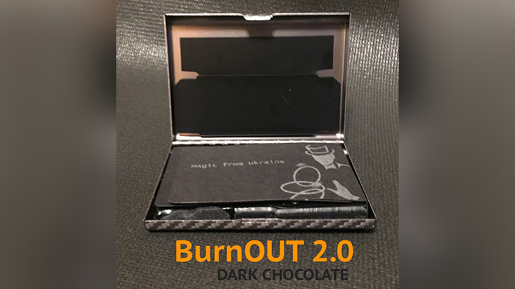 BURNOUT 2.0 CARBON DARK CHOCOLATE by Victor Voitko (Gimmick and Online Instructions) - Image 2