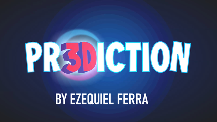 PR3DICTION BLUE, Gimmicks and Online Instructions by Ezequiel Ferra