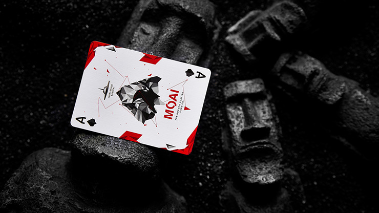 Moai Red Edition Playing Cards by Bocopo - Image 5