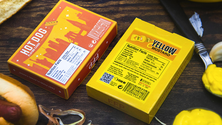 Hot Dog & Mustard Combo, Half-Brick Playing Cards by Fast Food Playing Cards - Image 3