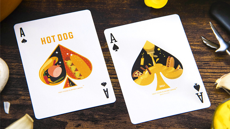 Hot Dog & Mustard Combo, Half-Brick Playing Cards by Fast Food Playing Cards - Image 6