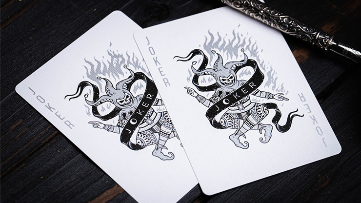 666, Silver Foil Playing Cards by Riffle Shuffle - Image 4