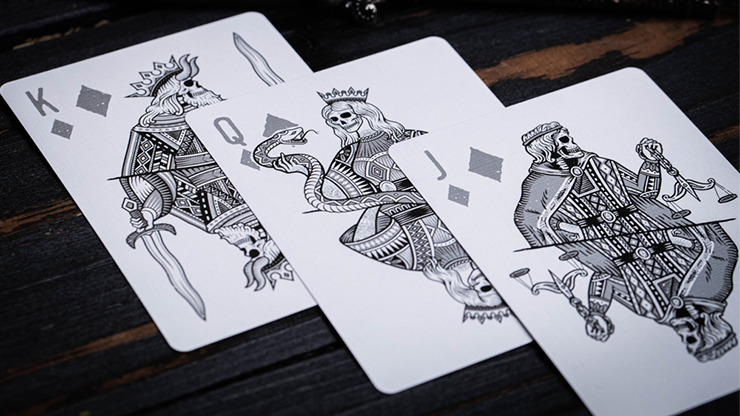 666, Silver Foil Playing Cards by Riffle Shuffle - Image 5