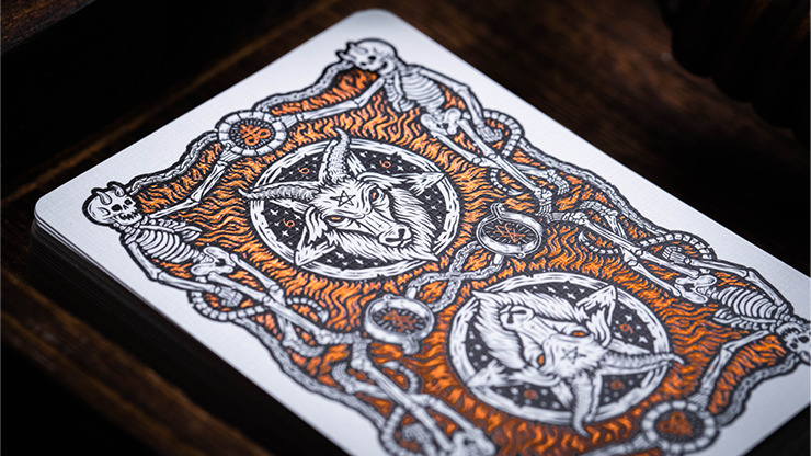 666 Dark Reserves, Bronze Foil Playing Cards by Riffle Shuffle - Image 3