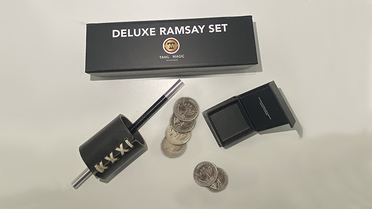 Deluxe Ramsay Set Quarter, Gimmicks and Online Instructions by Tango Magic