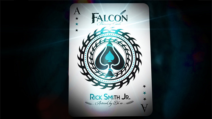 Aqua Falcon Throwing Cards by Rick Smith Jr. and De'vo - Image 6