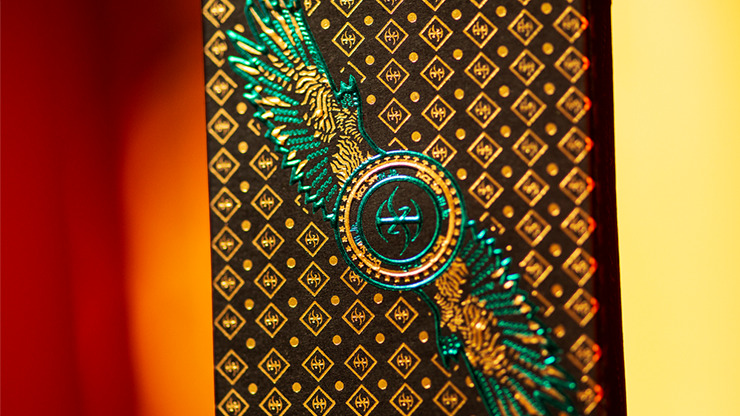 Aqua Falcon Throwing Cards, Foil by Rick Smith Jr. and De'vo - Image 2