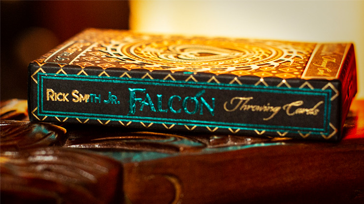 Aqua Falcon Throwing Cards, Foil by Rick Smith Jr. and De'vo - Image 3