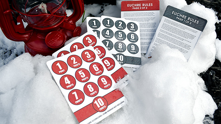 Cardinals Euchre Playing Cards by Midnight Cards - Image 6