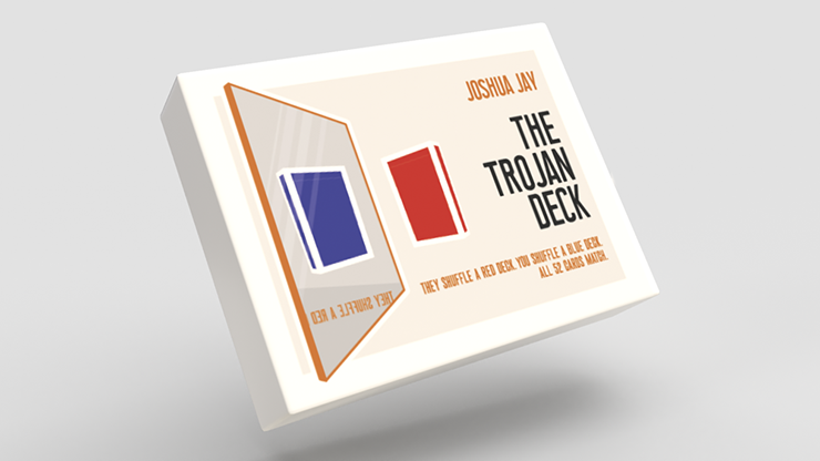 Trojan Deck Standard Index, Gimmicks and Online Instructions by Joshua Jay