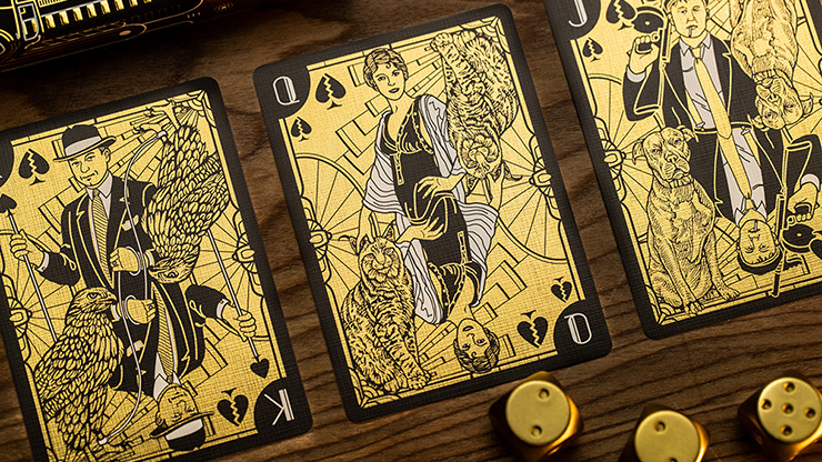 The Grand Golden Glamor Foiled Edition Playing Cards by Riffle Shuffle - Image 4