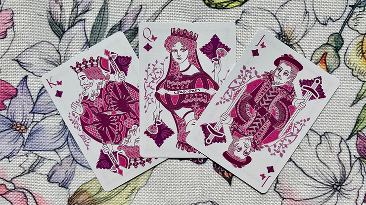 Gilded Bicycle Butterfly, Violet Playing Cards - Image 5