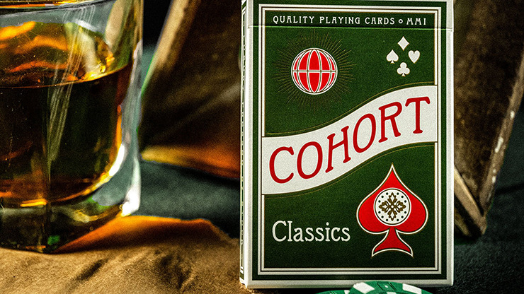 Green Cohorts, Luxury-pressed E7 Playing Cards