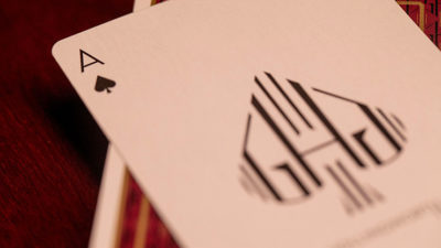 Hollingworth Playing Cards, Burgundy - Image 4