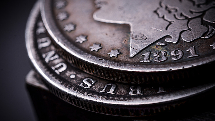 Skymember Presents Monarch, Morgan un-gimmicked Coin Set Only by Avi Yap - Image 4