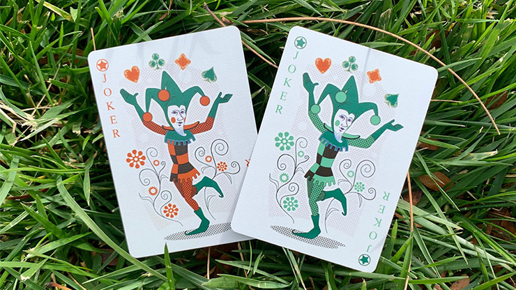 Grasshopper Dark, Olive Playing Cards - Image 2