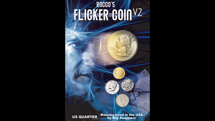 FLICKER COIN V2, Quarter by Rocco