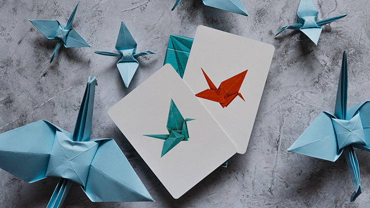1000 Cranes V2 Playing Cards by Riffle Shuffle - Image 3
