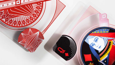 Red Transparent Playing Cards by MPC - Image 3