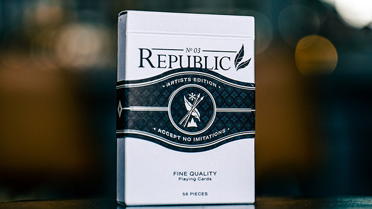Republic Artist, Black Playing Cards