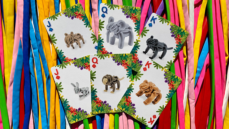 Stripper Bicycle Balloon Jungle Playing Cards - Image 3