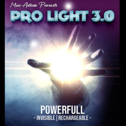 Pro Light 3.0 White Pair, Gimmicks and Online Instructions by Marc Antoine