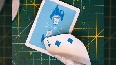Trash & Burn, Blue Playing Cards by Howlin' Jacks - Image 6