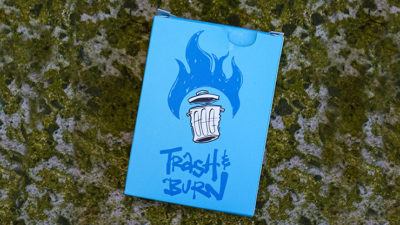 Trash & Burn, Blue Playing Cards by Howlin' Jacks