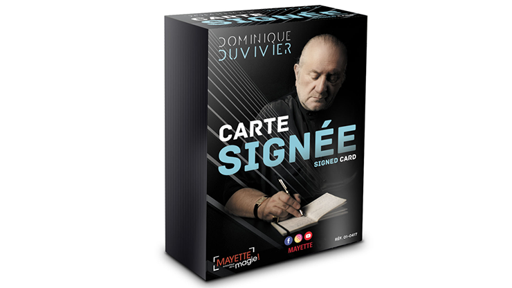 Signed Card, Gimmicks and Online Instructions by Dominique Duvivier