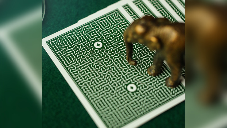 DMC ELITES V4: Marked Deck, Forest Green Phantom Finish Playing Cards - Image 2