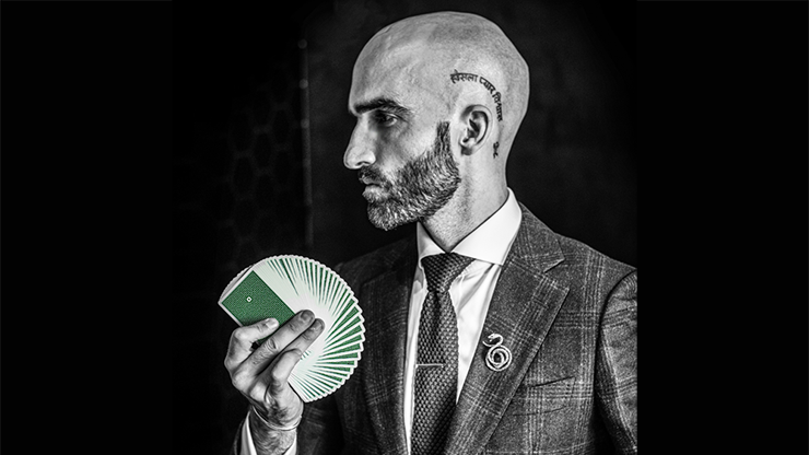 DMC ELITES V4: Marked Deck, Forest Green Phantom Finish Playing Cards - Image 6