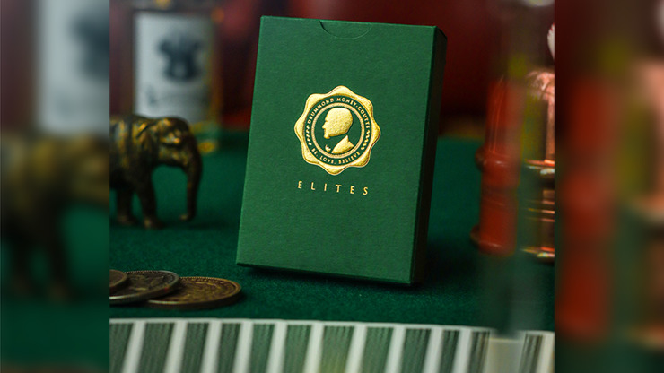 DMC ELITES V4: Marked Deck, Forest Green Phantom Finish Playing Cards