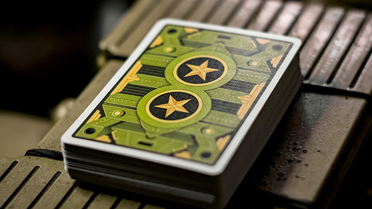 Military, Half-Brick Playing Cards by Riffle Shuffle - Image 4