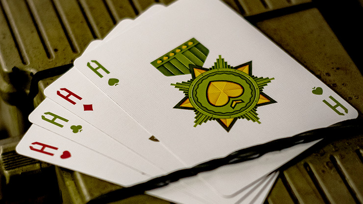 Military, Half-Brick Playing Cards by Riffle Shuffle - Image 5