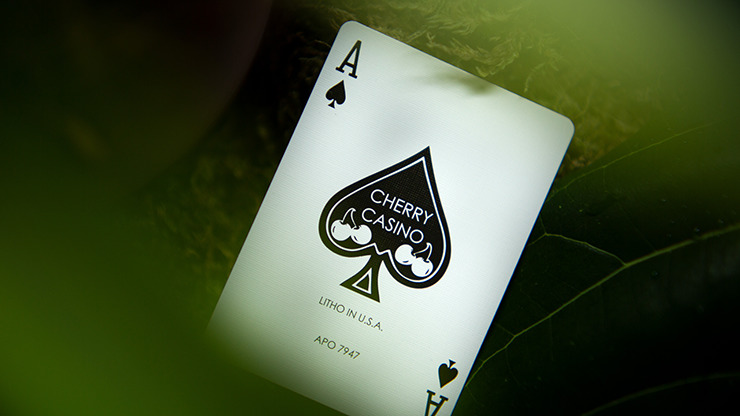 Cherry Casino House Deck Playing Cards, Sahara Green - Image 6