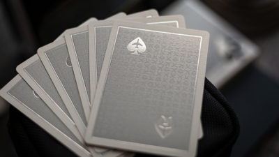 Lounge Edition in Jetway, Silver with Limited Back by Jetsetter Playing Cards - Image 3