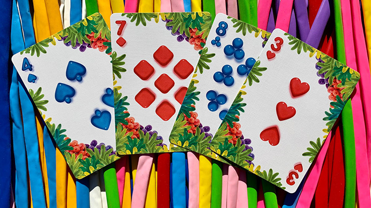 Gilded Bicycle Balloon Jungle Playing Cards - Image 6