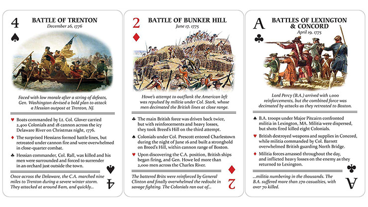 Famous Battles of the American Revolution Playing Cards - Image 2