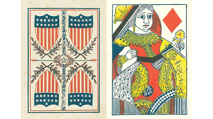 1863 Patent National Reproduction Playing Cards - Image 2