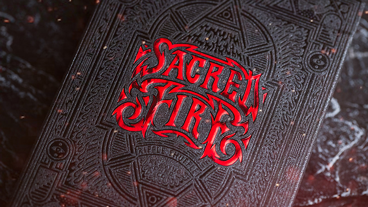 Sacred Fire, Eternal Flame Playing Cards by Riffle Shuffle
