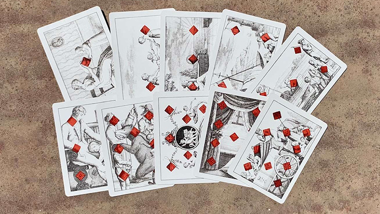 Gilded Cotta's Almanac #4, Numbered Seal Transformation Playing Cards - Image 3