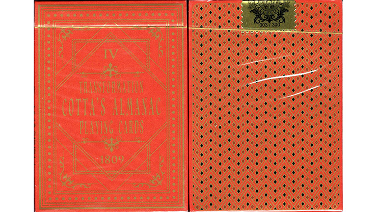 Gilded Cotta's Almanac #4, Numbered Seal Transformation Playing Cards