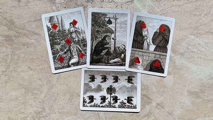 Gilded Cotta's Almanac #5, Numbered Seal Transformation Playing Cards - Image 3